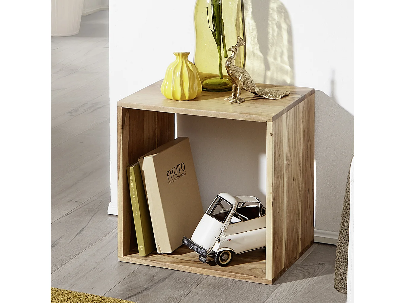 Scaffale 43,5 x 43,5 x 33 cm Ripiano in legno libreria tavolo