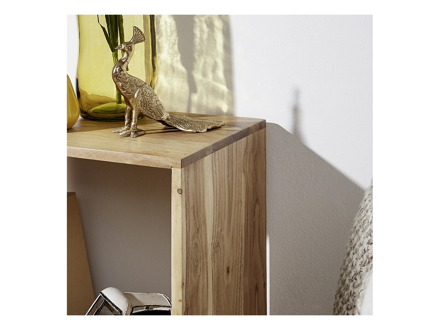 Scaffale 43,5 x 43,5 x 33 cm Ripiano in legno libreria tavolo