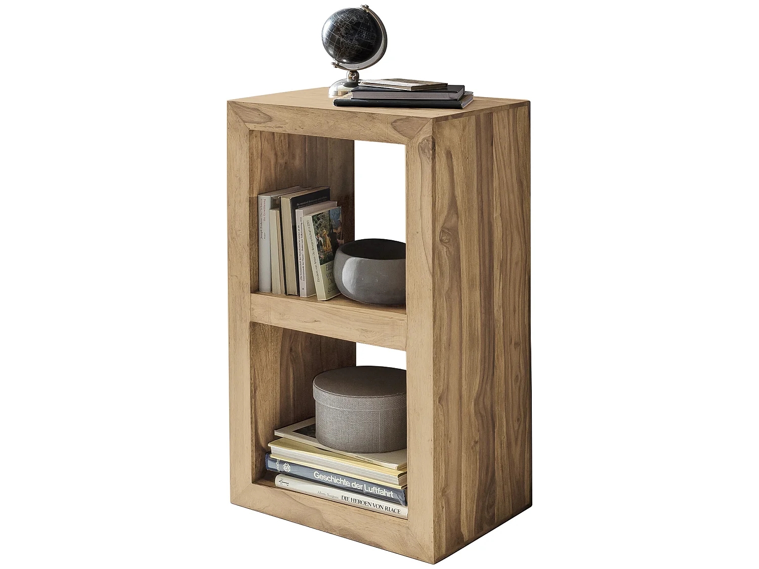 Standregal Massivholz 88cm Holzregal Naturprodukt Beistelltisch Landhaus