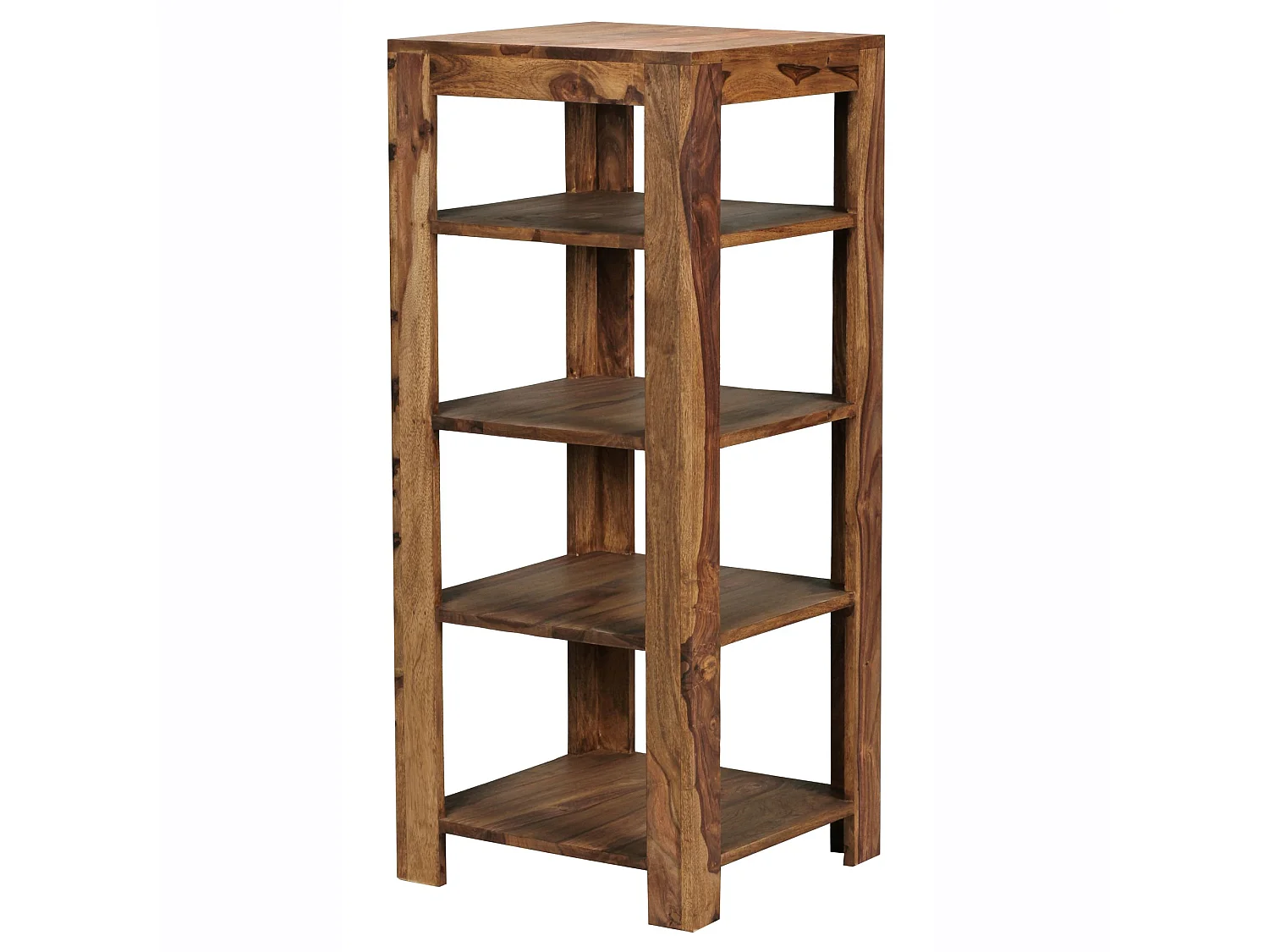 Scaffale Legno 44x105x44cm Ripiano Libreria con cinque vani portaoggetti