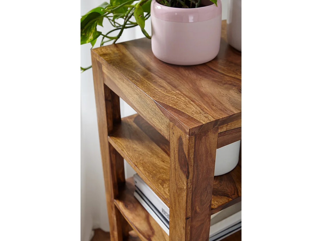 Scaffale Legno 44x105x44cm Ripiano Libreria con cinque vani portaoggetti