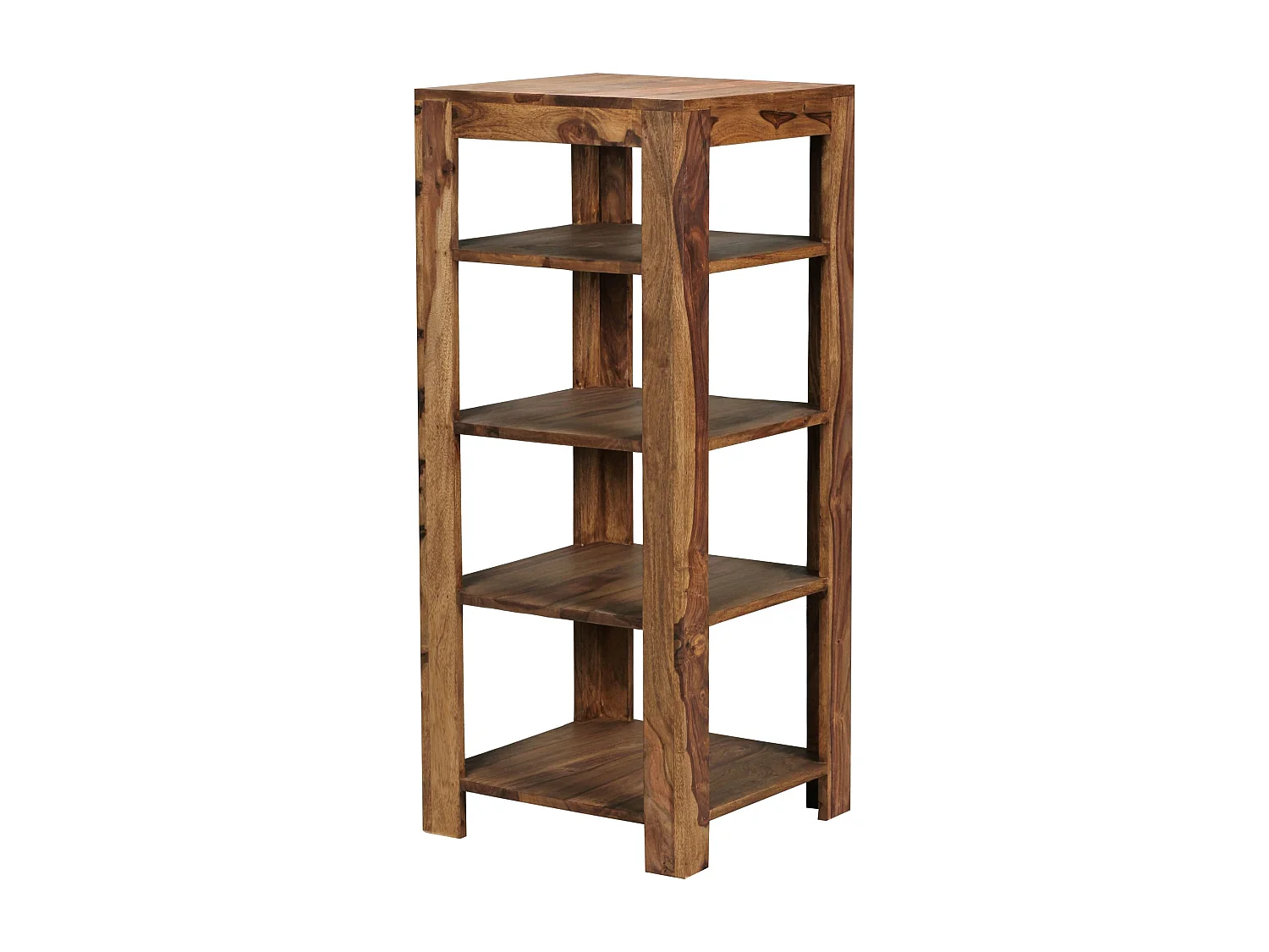 Scaffale Legno 44x105x44cm Ripiano Libreria con cinque vani portaoggetti