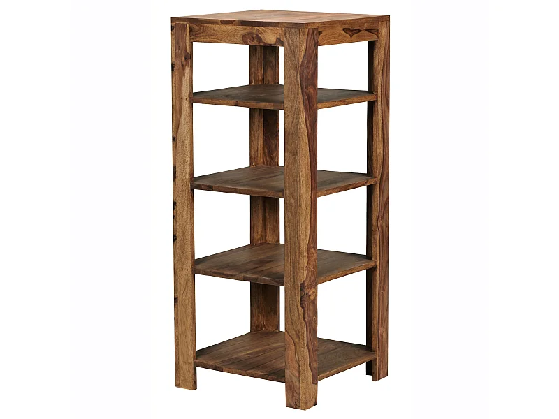 Étagère debout Bois Massif 44x105x44 cm Étagère à livres Étagère en bois
