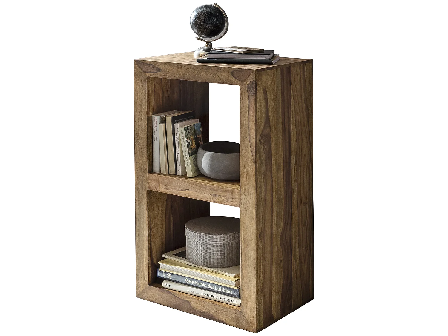 Étagère debout Bois Massif 50x80x35cm Étagère à livres Étagère en bois