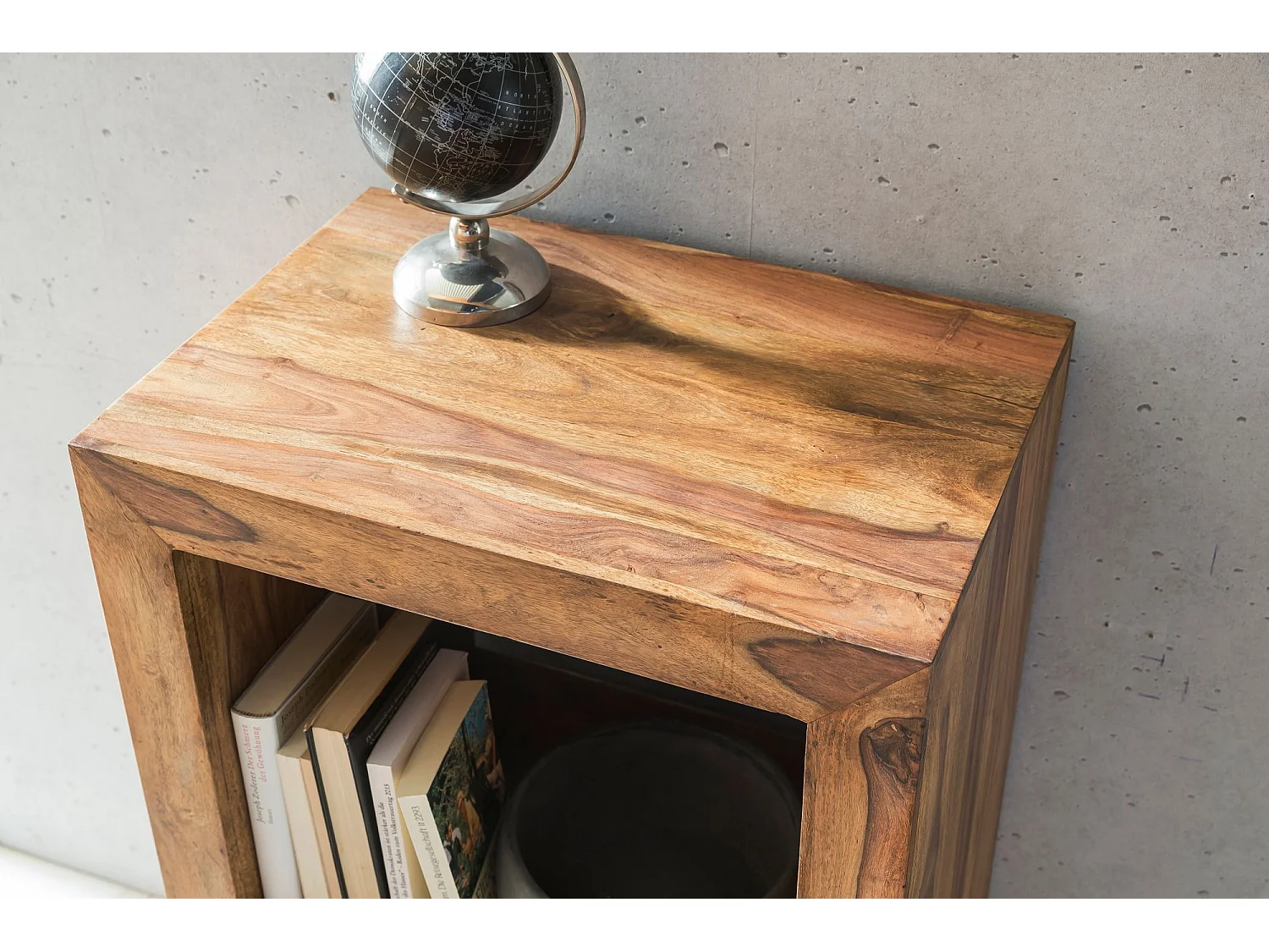 Étagère debout Bois Massif 50x80x35cm Étagère à livres Étagère en bois