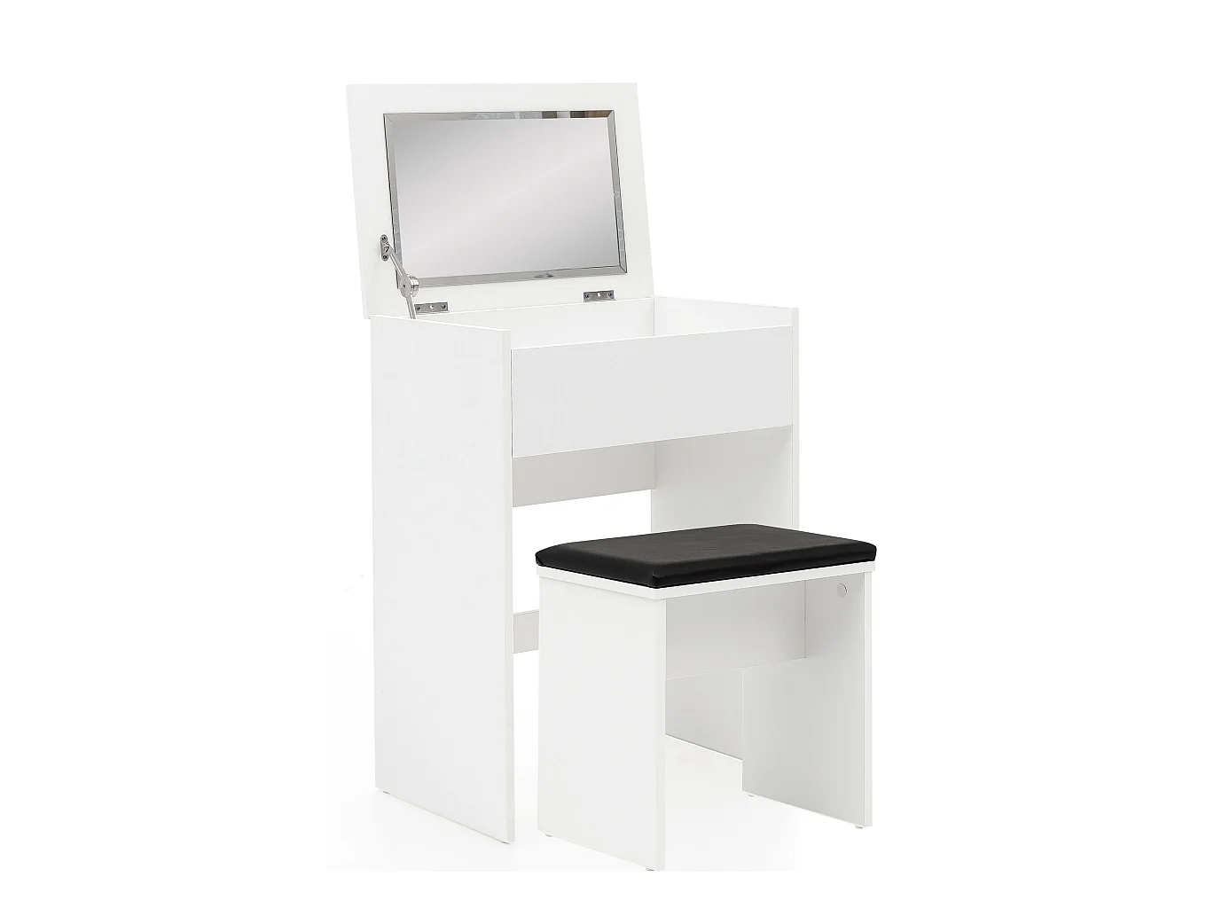 Coiffeuse  Coiffeuse Coiffeuse Miroir Blanc & Tabouret