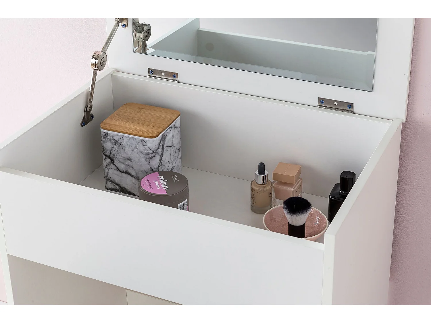 Dressing Table  Dressing Table White Mirror & Stool