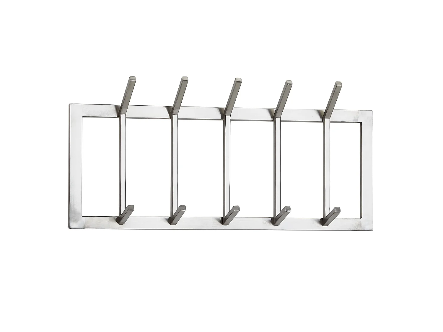 Appendiabiti da Parete 65x30x10cm Acciaio Attaccapanni da Muro Corridoio