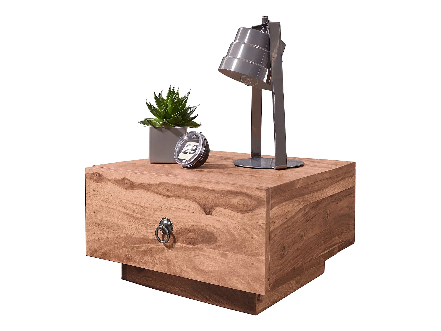 Table de chevet Bois Massif 40x25x40 cm Table de nuit Table d'appoint