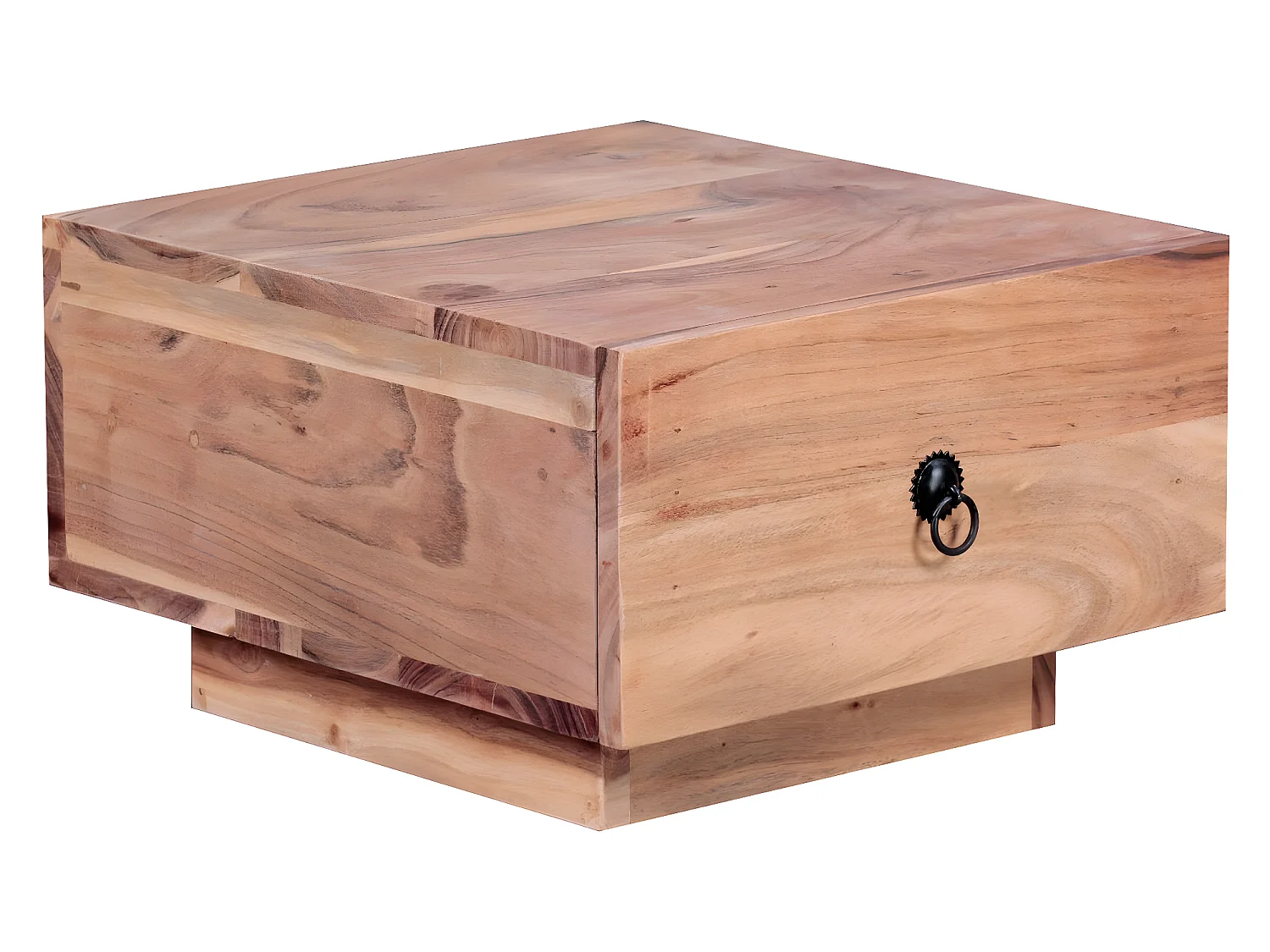 Comodino Letto 40x25x40cm Legno Massello Consolle Notturna da notte