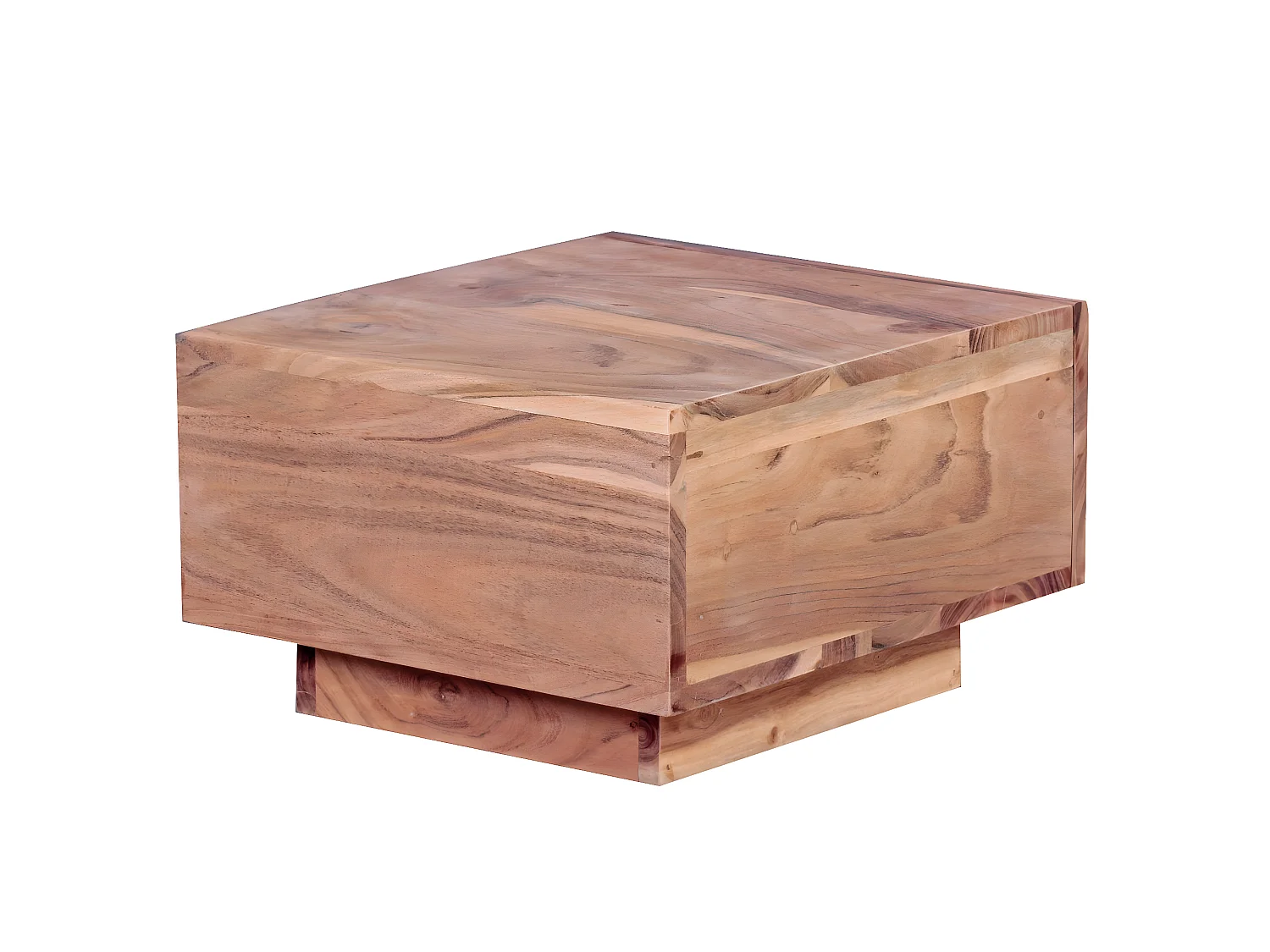 Comodino Letto 40x25x40cm Legno Massello Consolle Notturna da notte