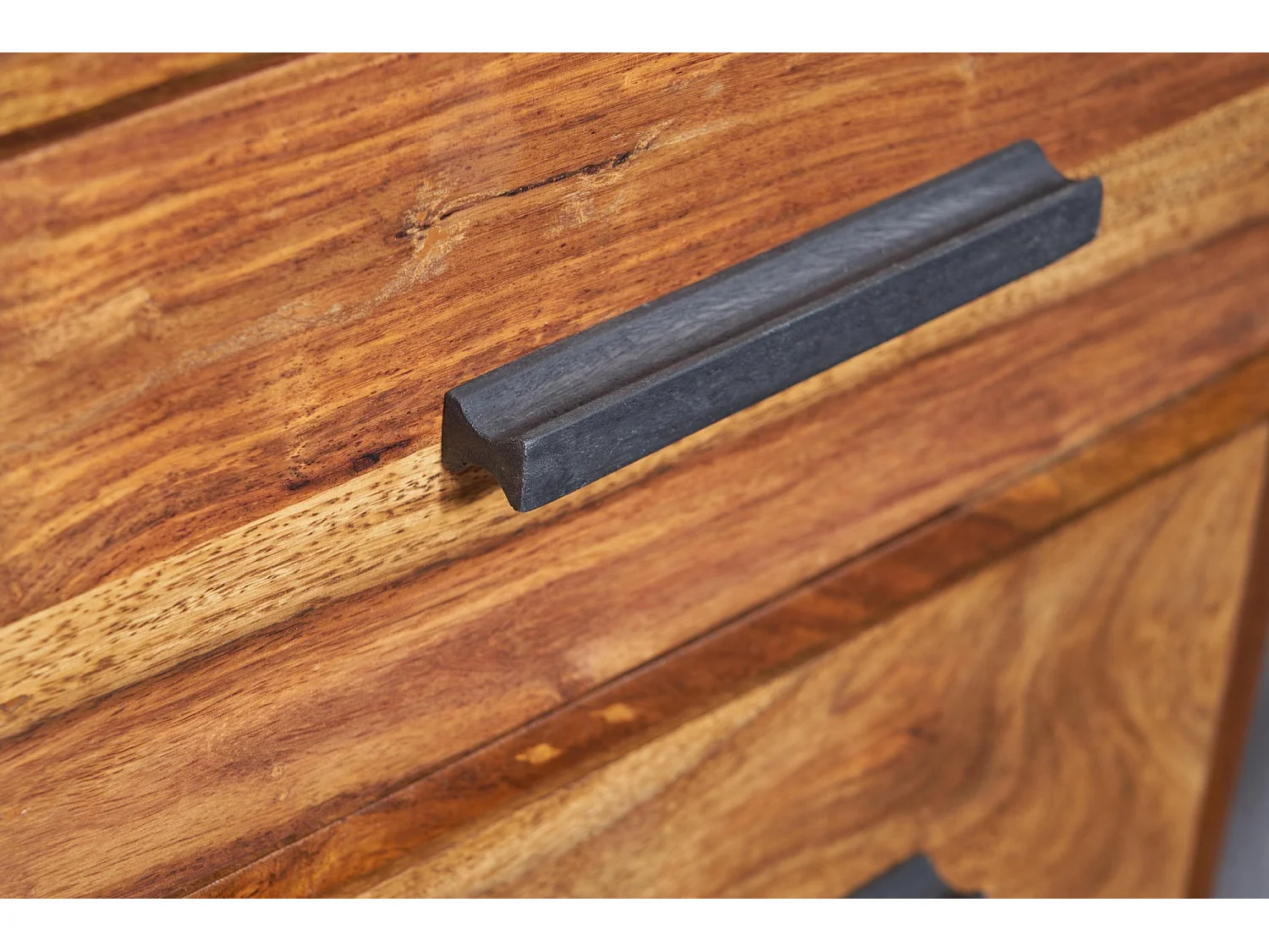 Nachttisch  Nachtkommode Boxspringbett Massivholz 40x35x66 cm Schubladen