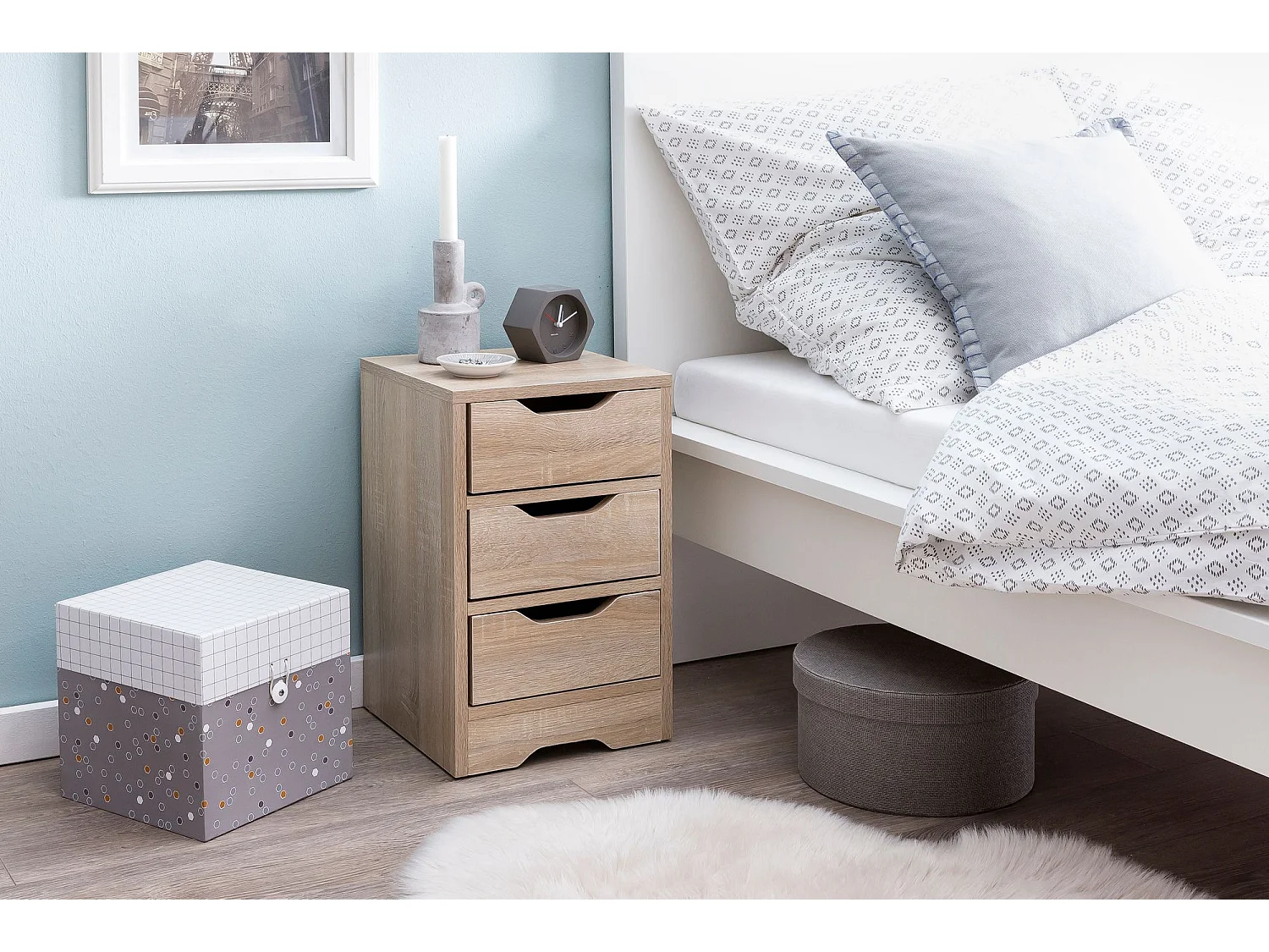 Night Console Matt Nightstand Comodino Comodino semplice