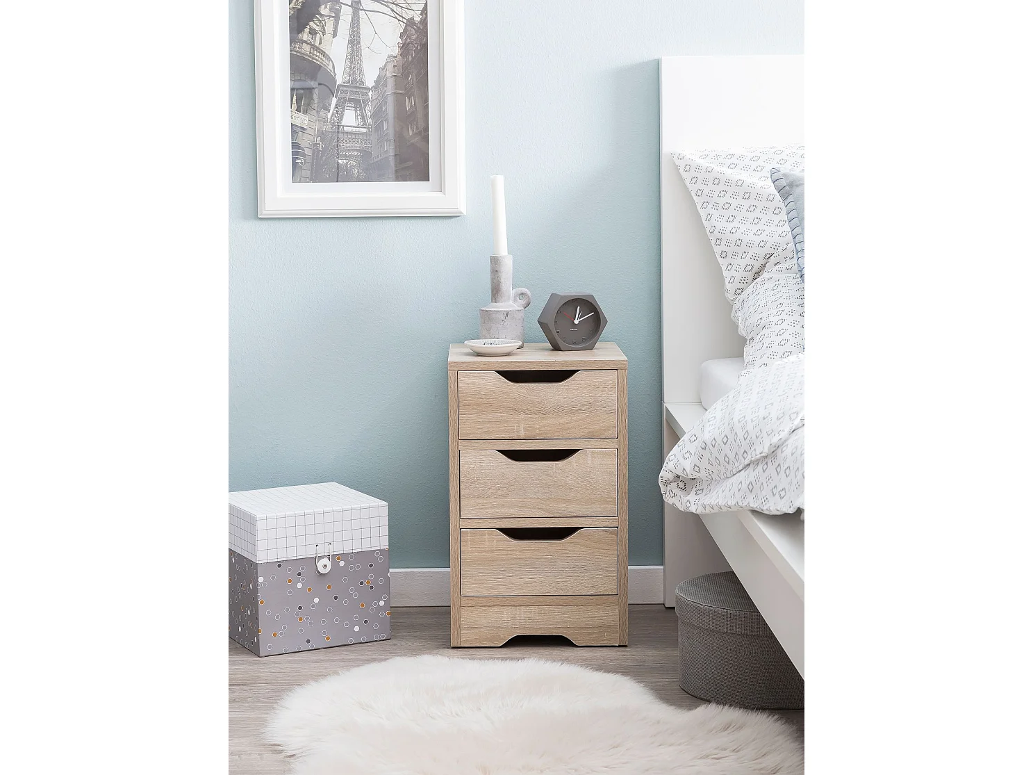 Night Console Matt Nightstand Comodino Comodino semplice