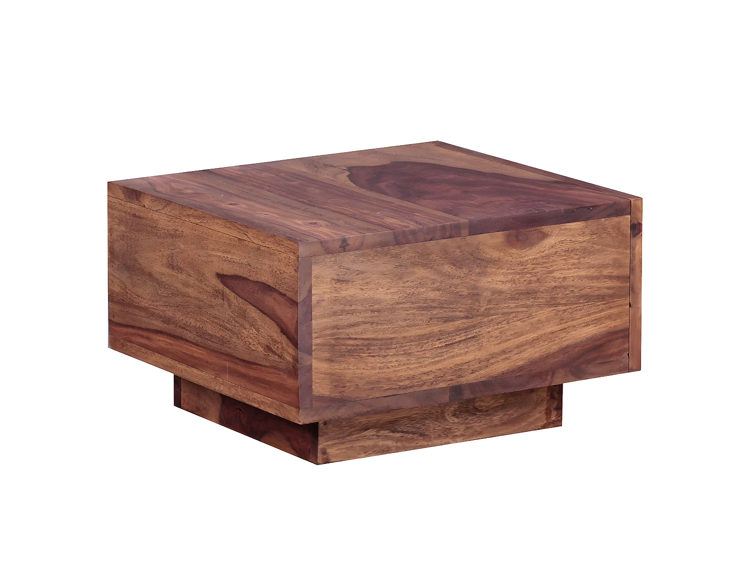 Nachttisch Massiv-Holz Nacht-Kommode 25 cm hoch Schublade Nachtschrank