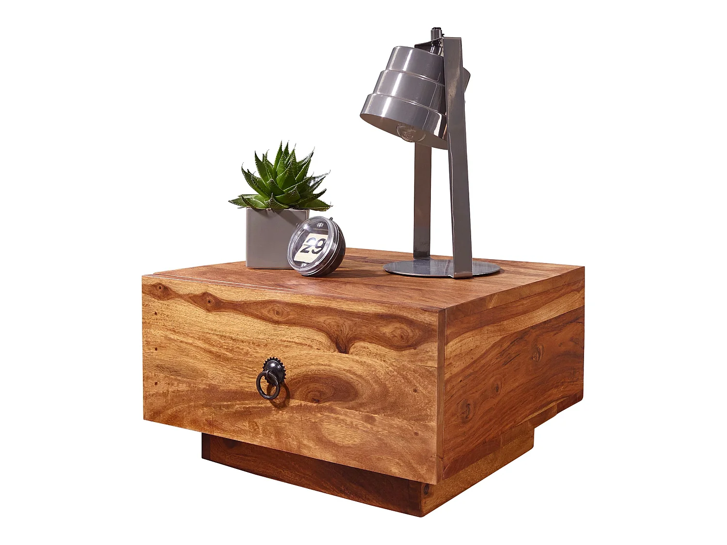 Table de chevet Bois Massif 40x25x40 cm Table de nuit Table d'appoint