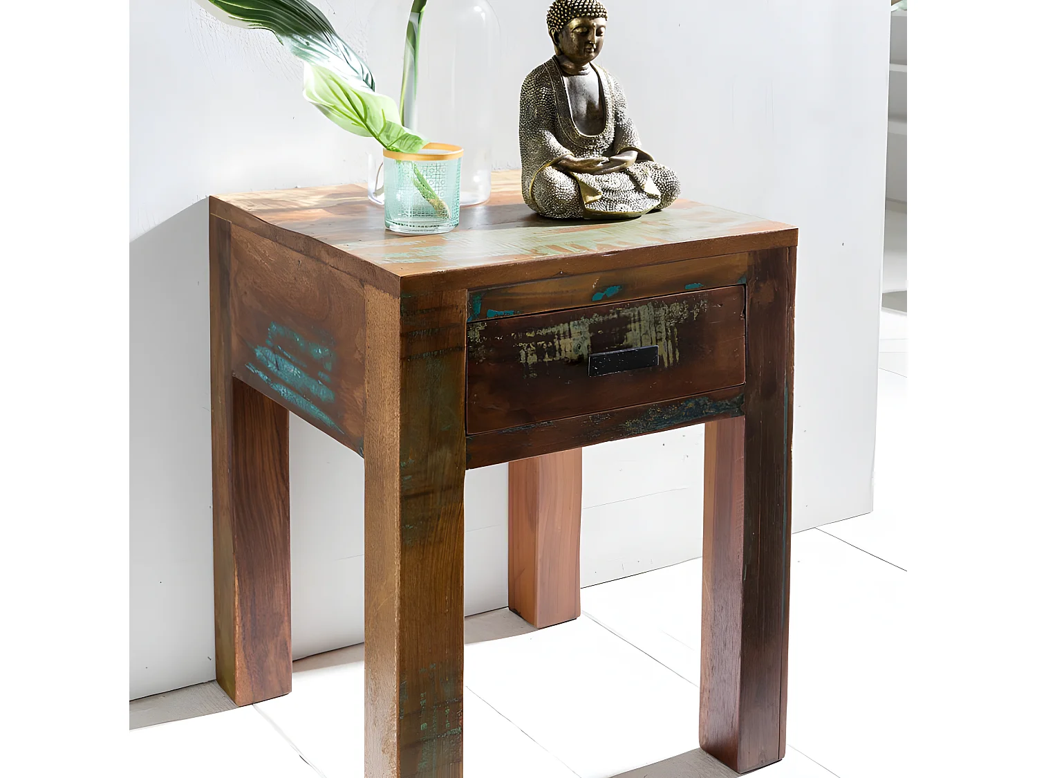 Comodino Letto 40 x 55 x 40 cm da notte Consolle notturna con cassetto