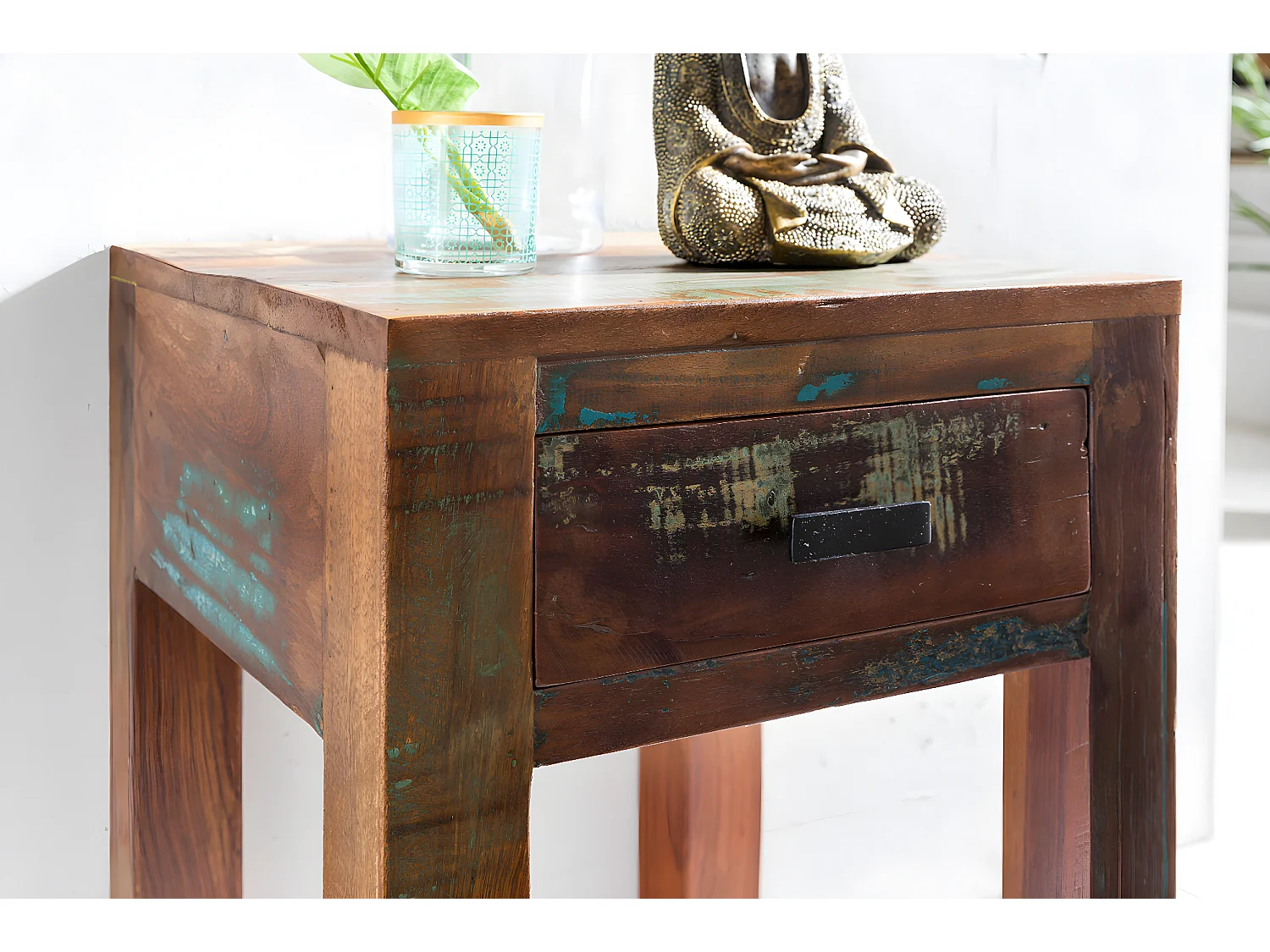 Comodino Letto 40 x 55 x 40 cm da notte Consolle notturna con cassetto