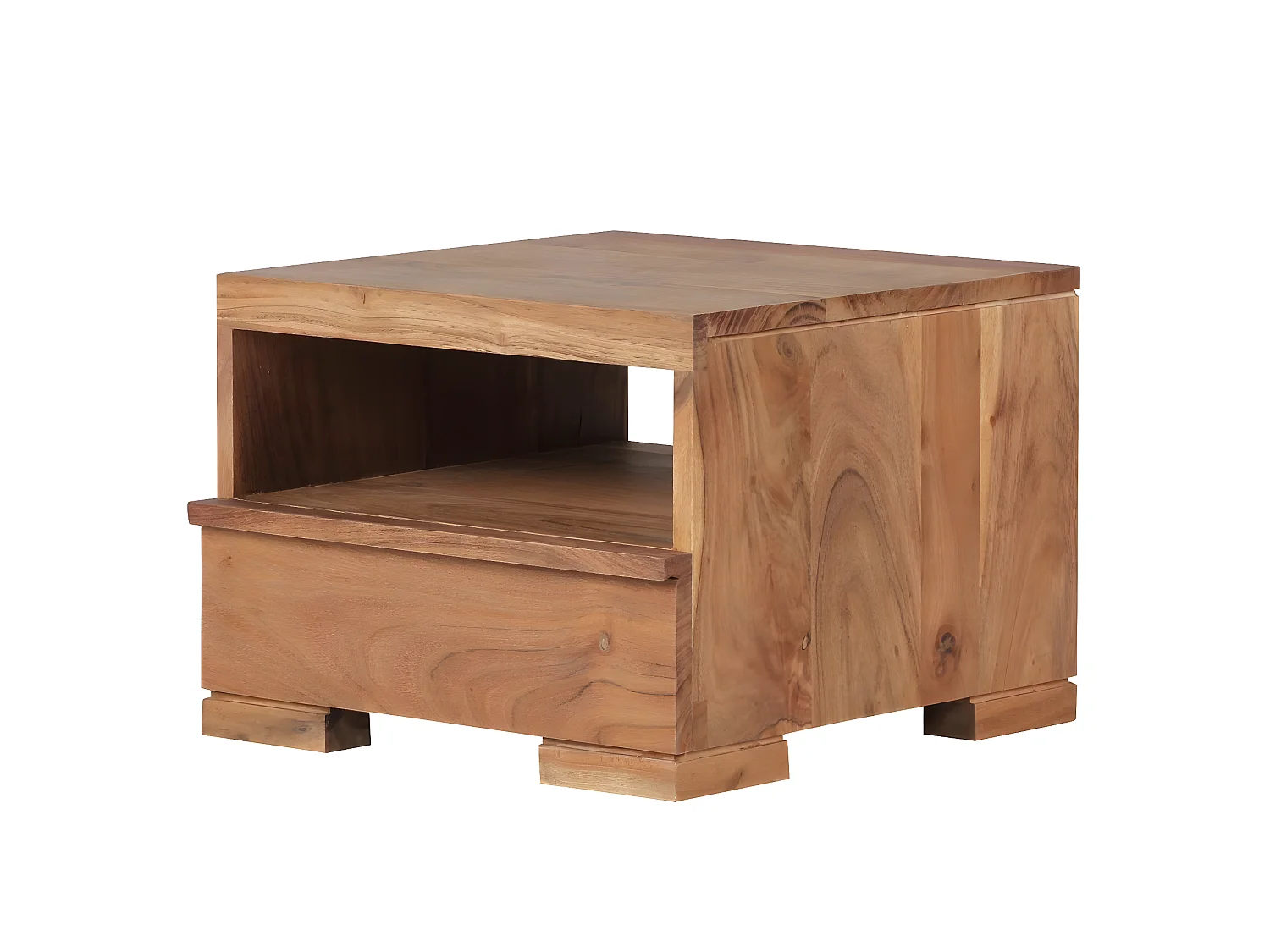 Nachttisch Massivholz Nachtkommode 30 cm Schublade Nachtschrank Landhaus