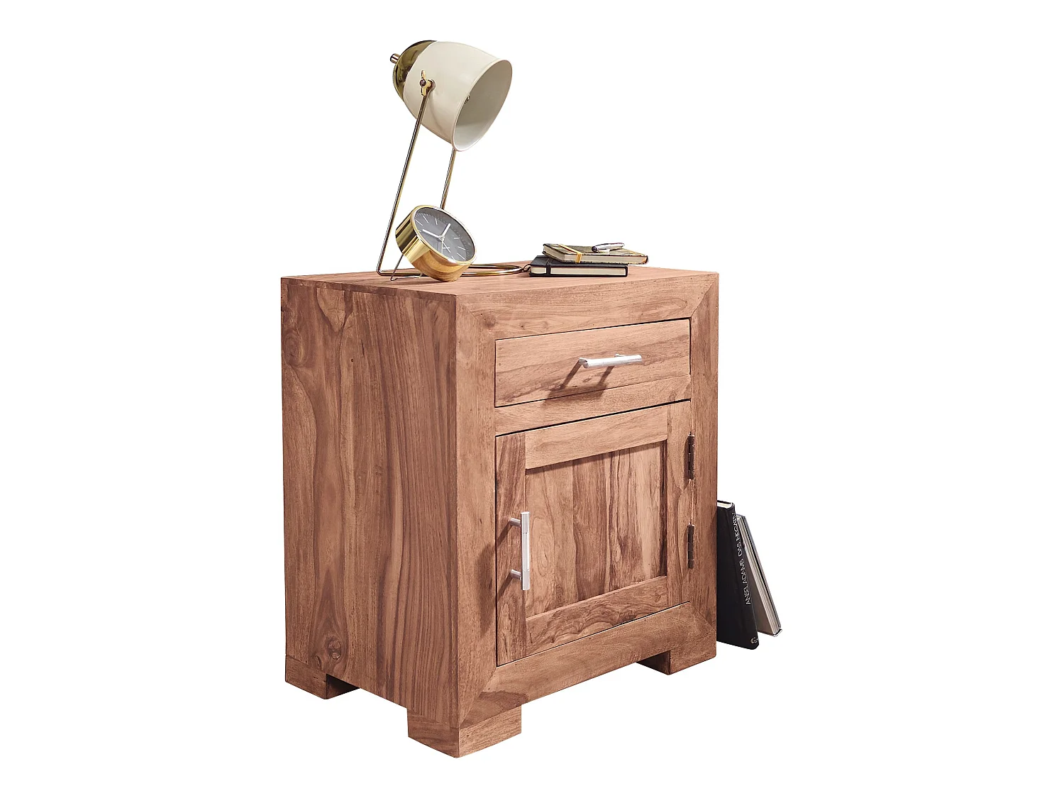 Table de chevet Bois Massif 50x60x40 cm Table de nuit Table d'appoint