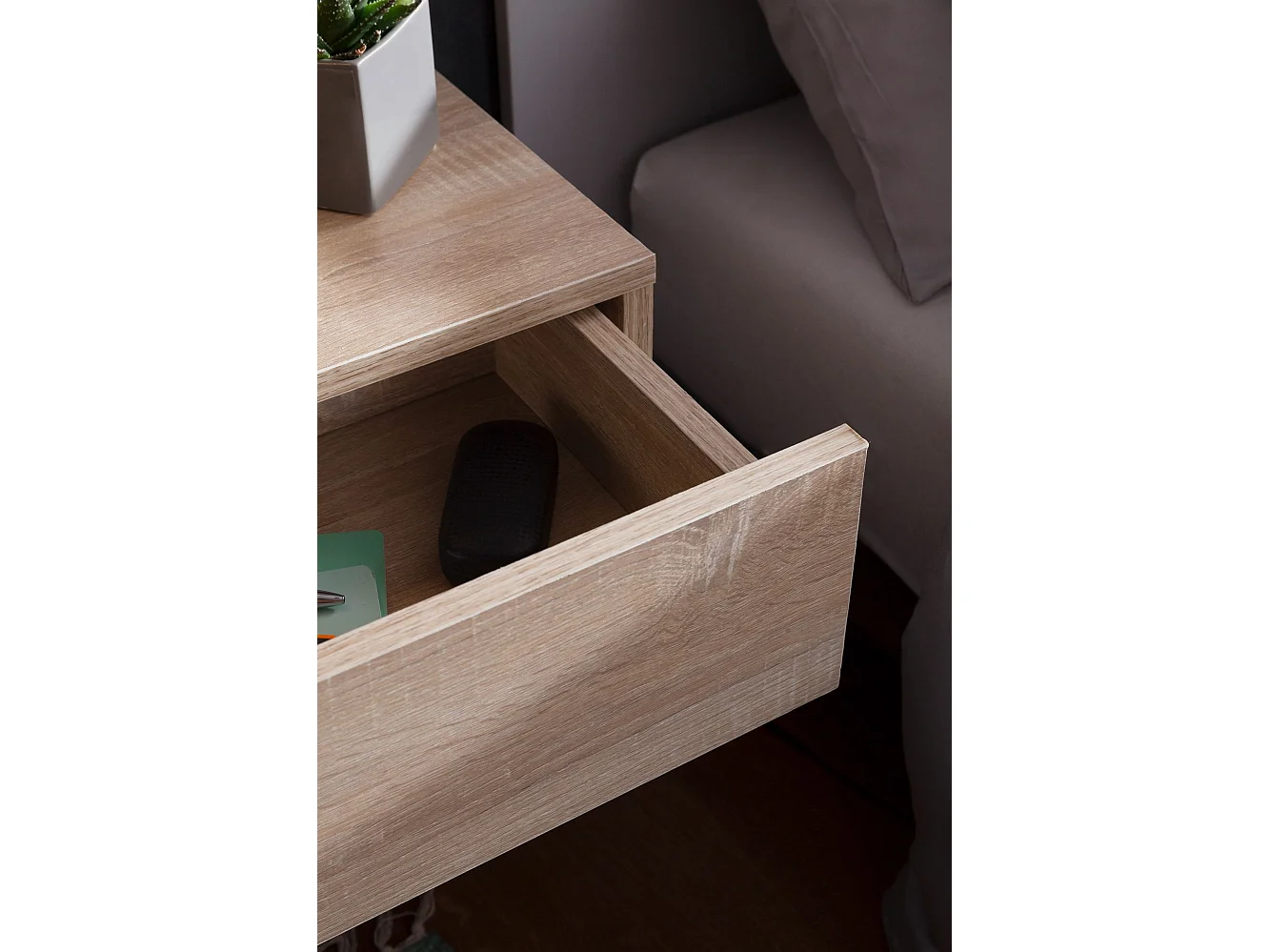 Mensola a muro con comodino a cassetto comodino appeso a muro sospeso