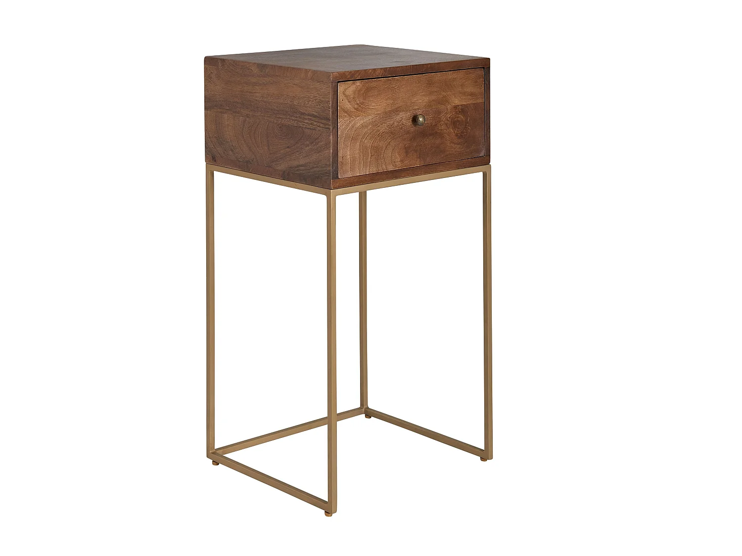 Table de Chevet Bois Massif 40x75,5x35 cm Table de Nuit d'appoint Haute