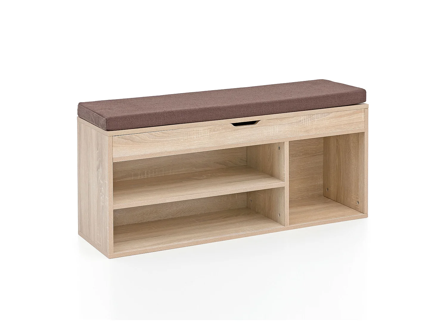 Banc de Rangement à Chaussure Entrée 104x51x32 cm Étagère a Chaussures