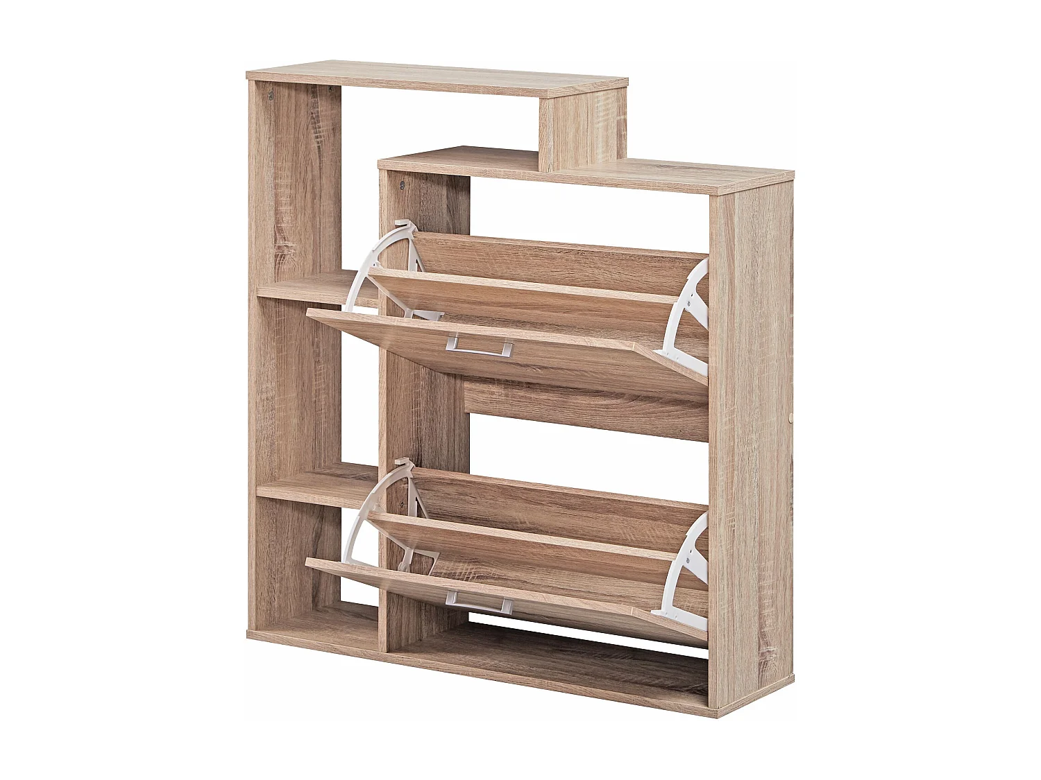 Armoire à chaussures Bois 85x93x24 cm Étagère à chaussures 12 paires