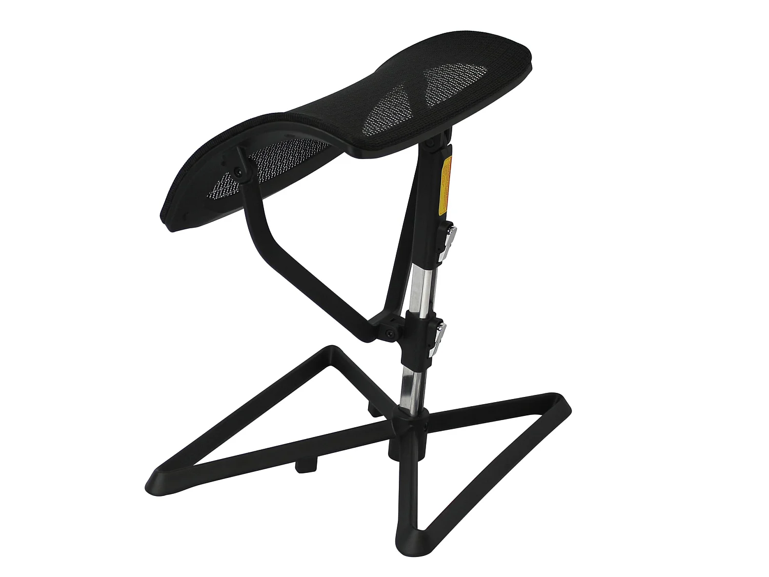 Poggiapiedi da Scrivania Tessuto Nero Regolabile Computer Ufficio