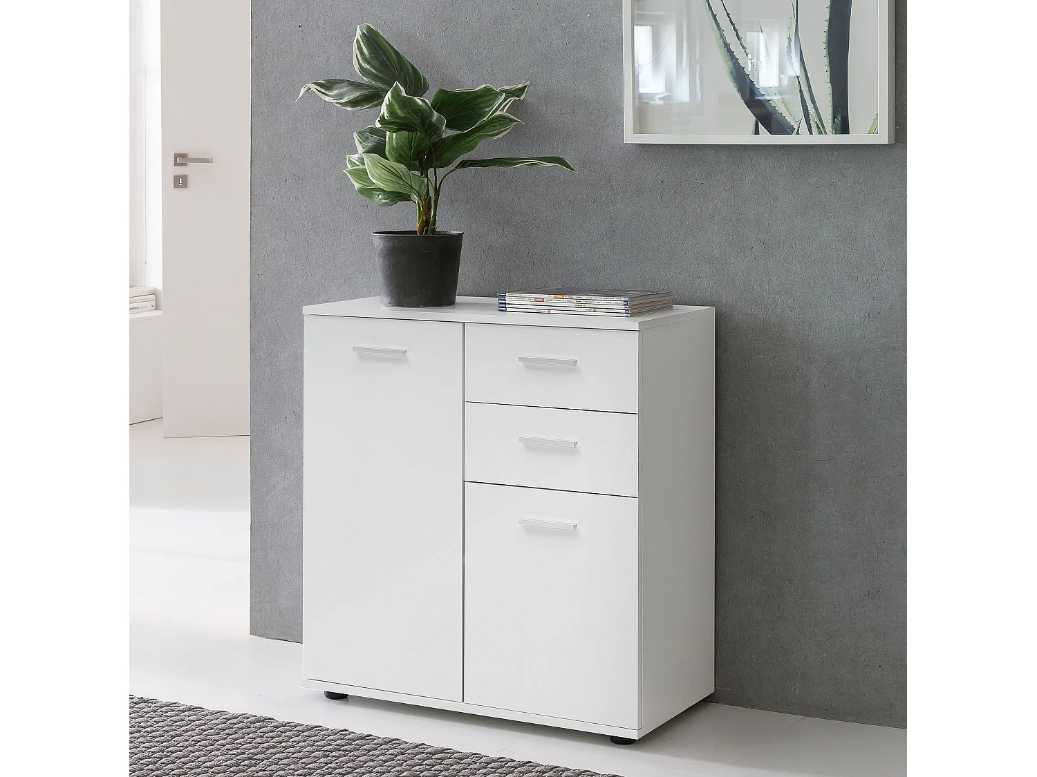 Commode SVEA buffet bois placard couloir tiroirs ameublement salle petit