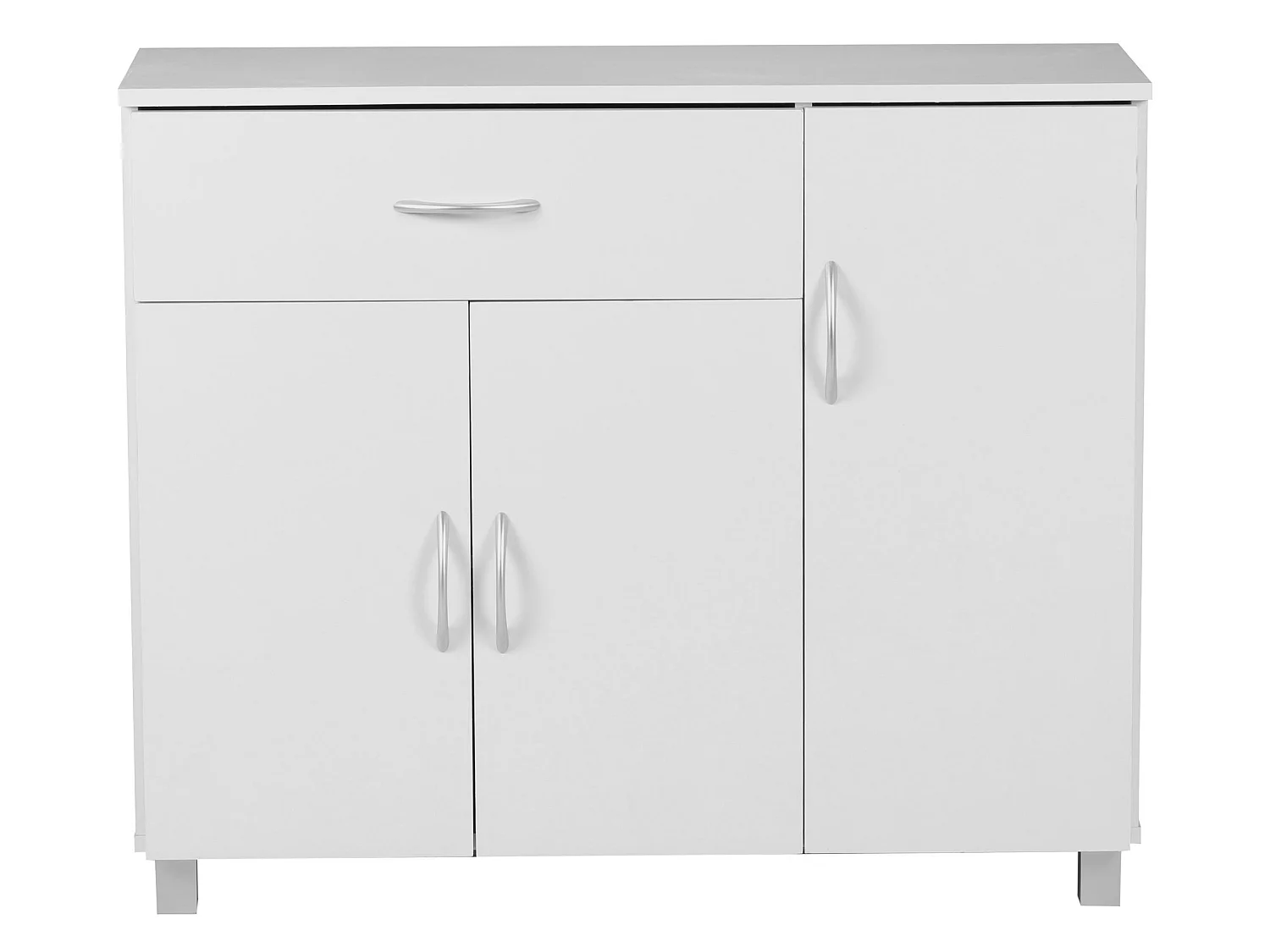 Sideboard 90x75 cm Kommode Anrichte 3 Türen 1 Schublade kleiner Schrank