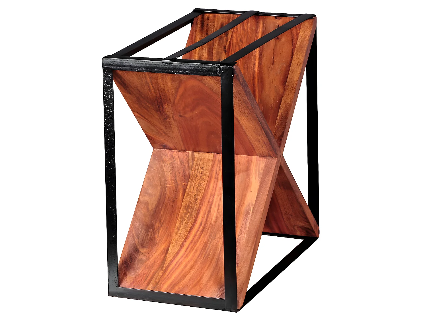 Casier à vin Bois Massif Porte-bouteilles de vin Range bouteilles 37 cm