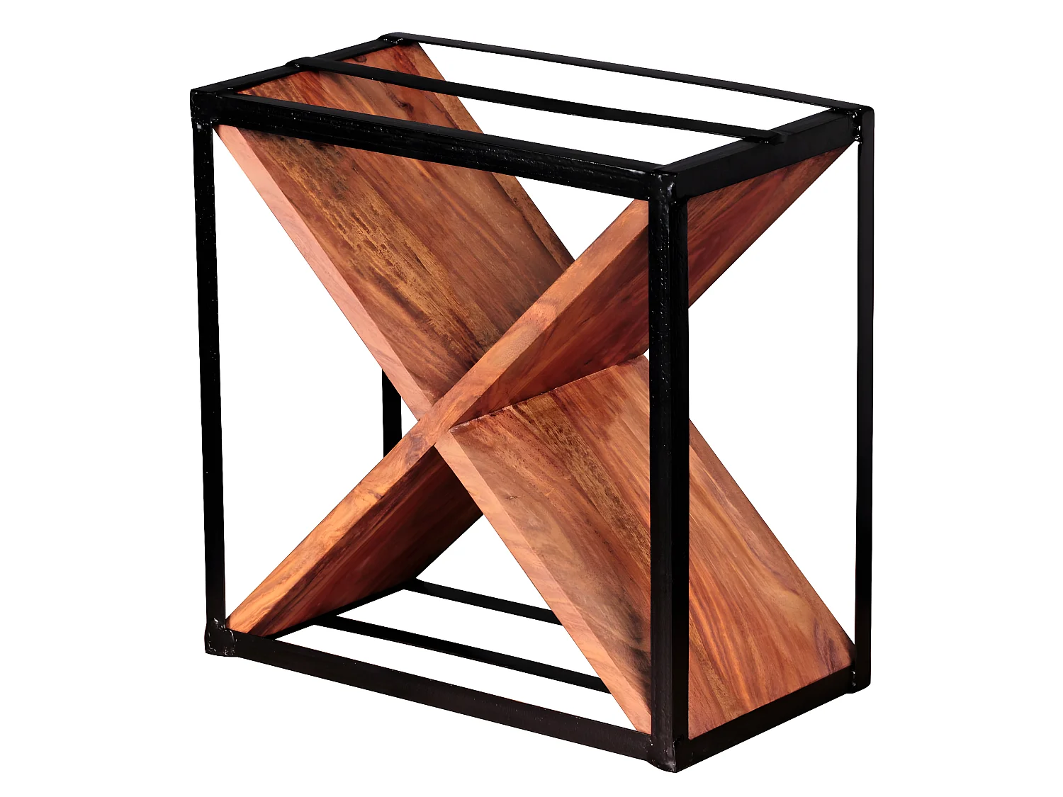 Casier à vin Bois Massif Porte-bouteilles de vin Range bouteilles 37 cm