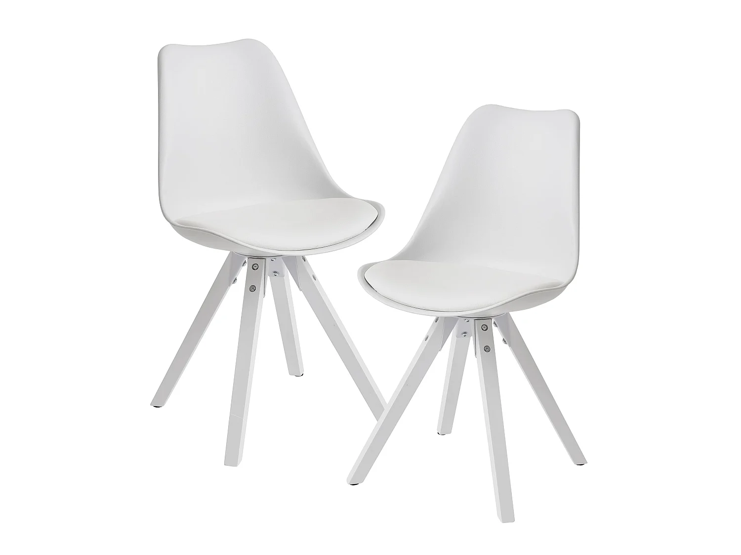 Chaise de Salle à Manger Lot de 2 Scandinave Chaise de Cuisine Design
