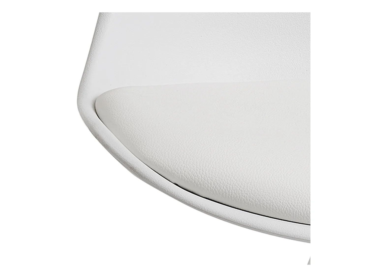 2er Set Retro Esszimmerstuhl Weiße Beine Polsterstuhl Küchenstuhl Kunstleder