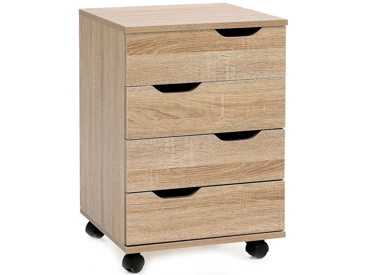 Rollcontainer SV51850 Schreibtischcontainer 40 x 60 x 40 cm Holz Büro