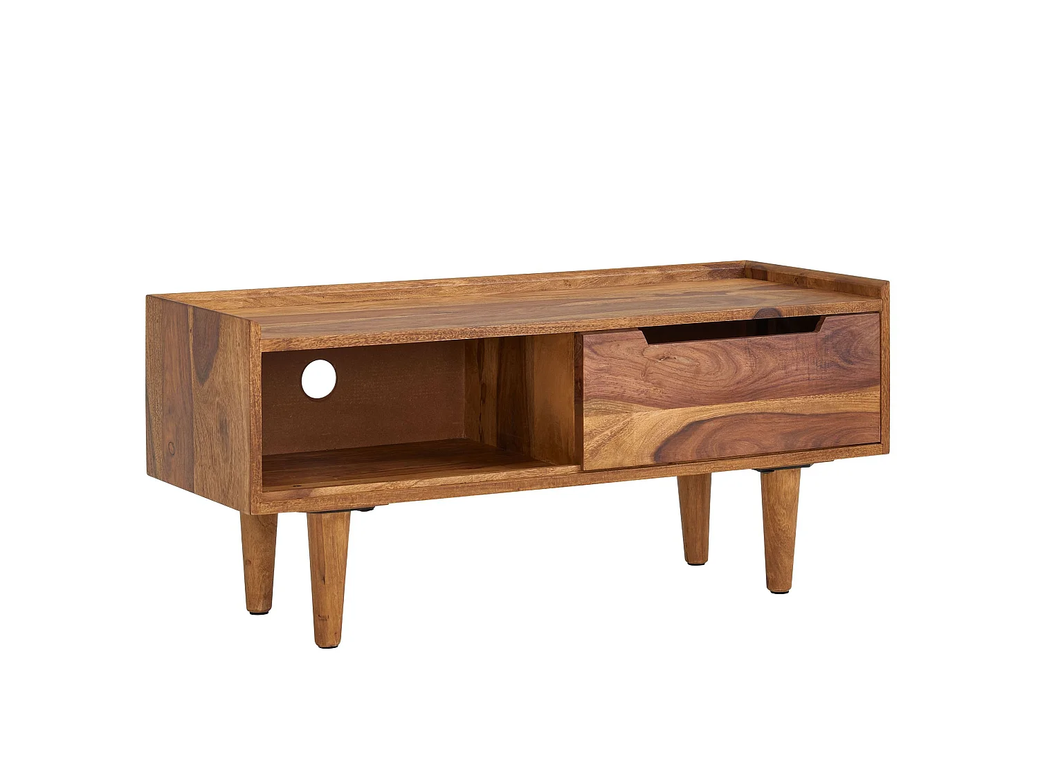 TV Schrank  Lowboard 95x44x34 cm Holz Fernsehkommode Fernsehschrank