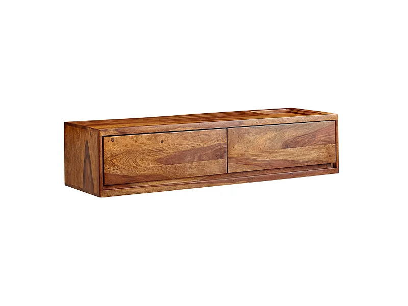 TV Schrank  Lowboard Hängend 108x25x34 cm Holz Massiv Fernsehkommode