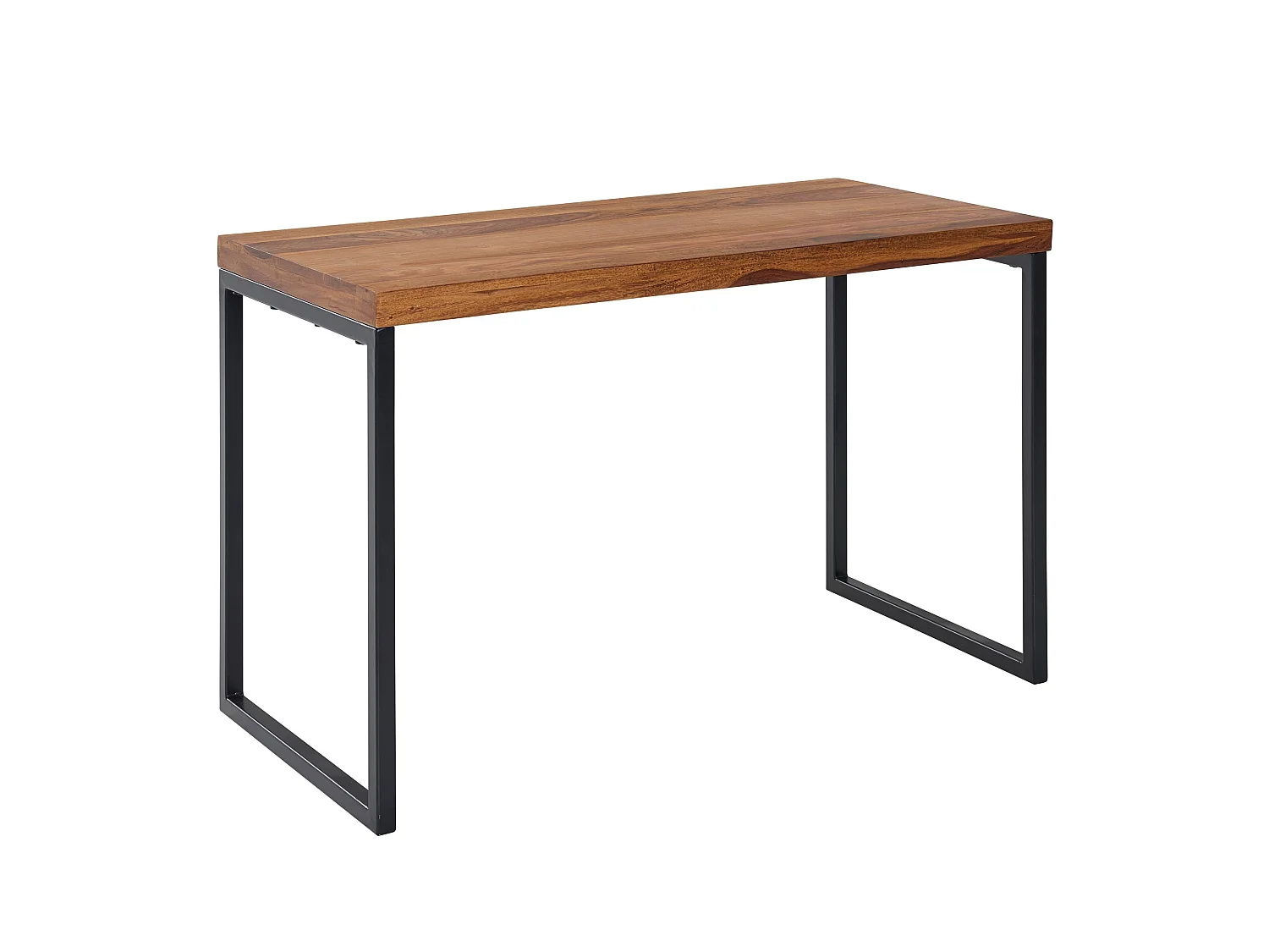 Table de Bureau Petit 117x59x76,5cm Table pour Ordinateur Marron Moderne