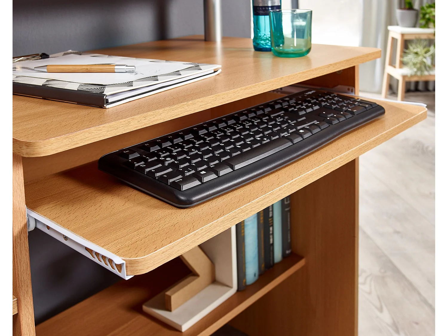 Table de bureau 94x90x48cm Table PC Table d'ordinateur Bureau ordinateur