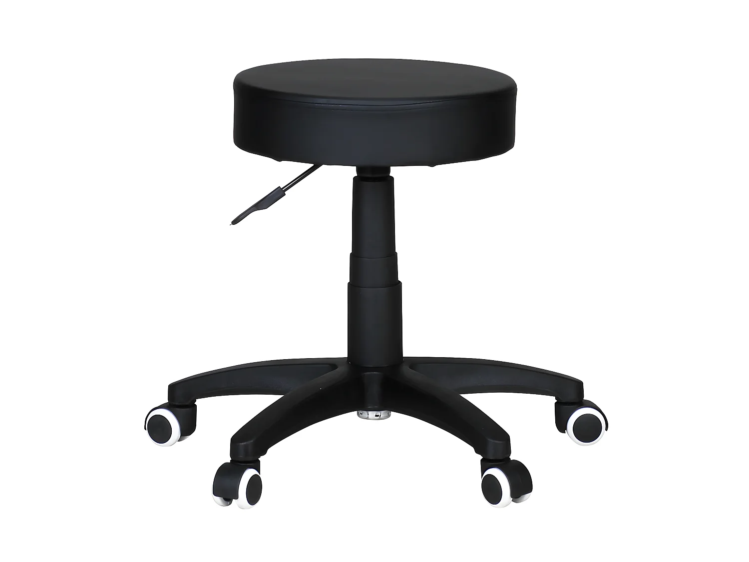 Design Tabouret à Roulettes Pivotant 360° Rembourré Tabouret de bureau