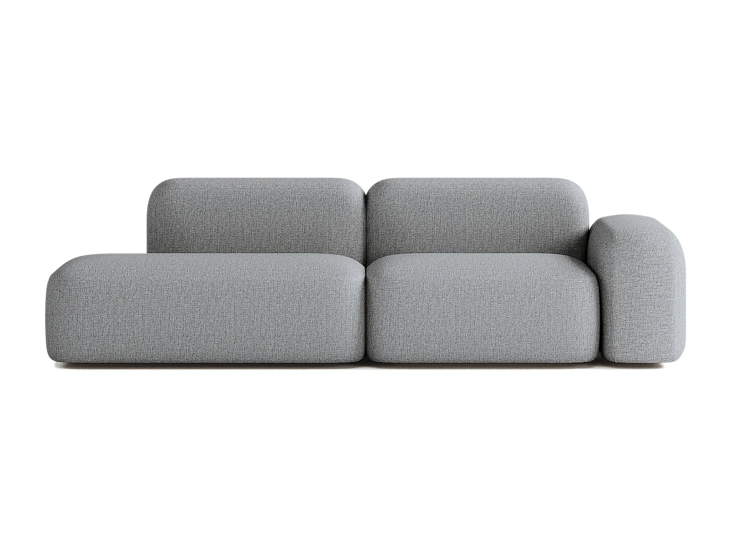 Max modulaire bank 3 zits donkergrijs