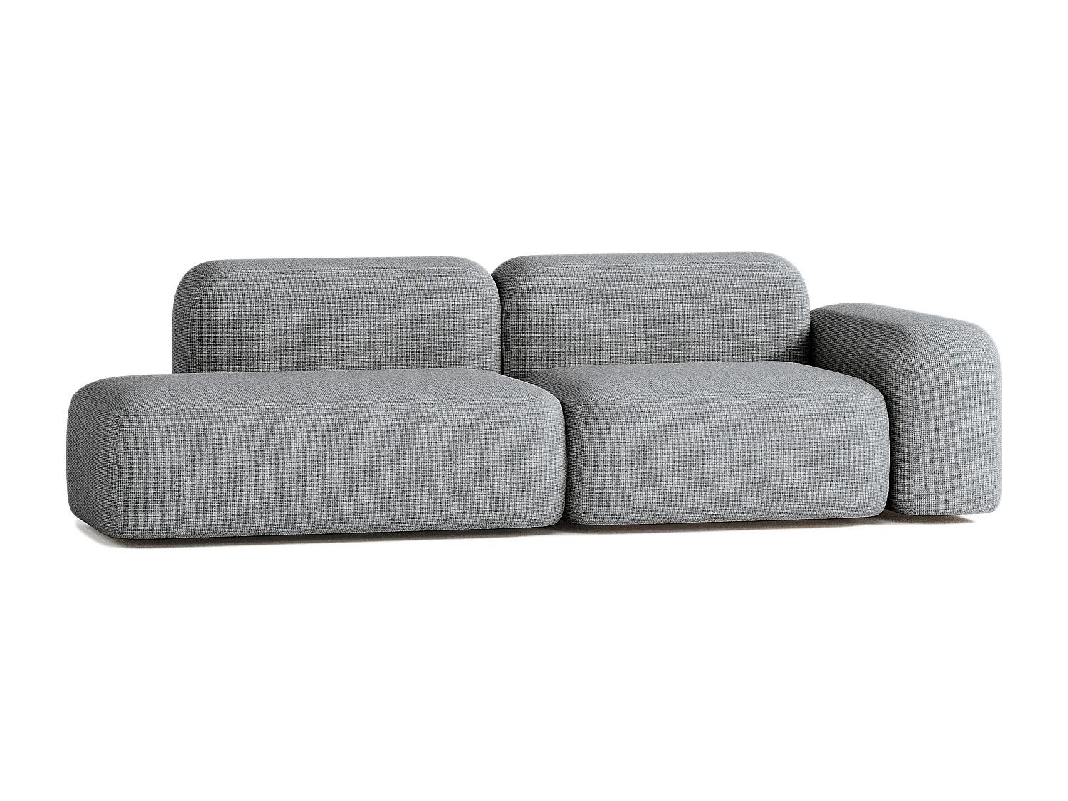 Max modulaire bank 3 zits donkergrijs