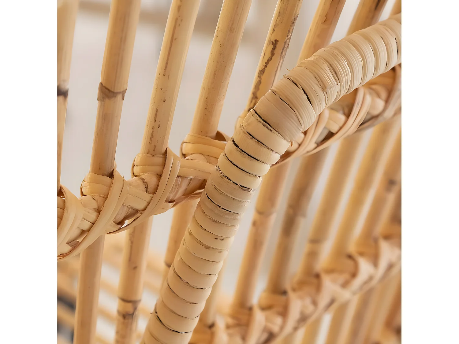 Juego de 2 sillas de ratán y metal Selina para un toque bohemio sofisticado