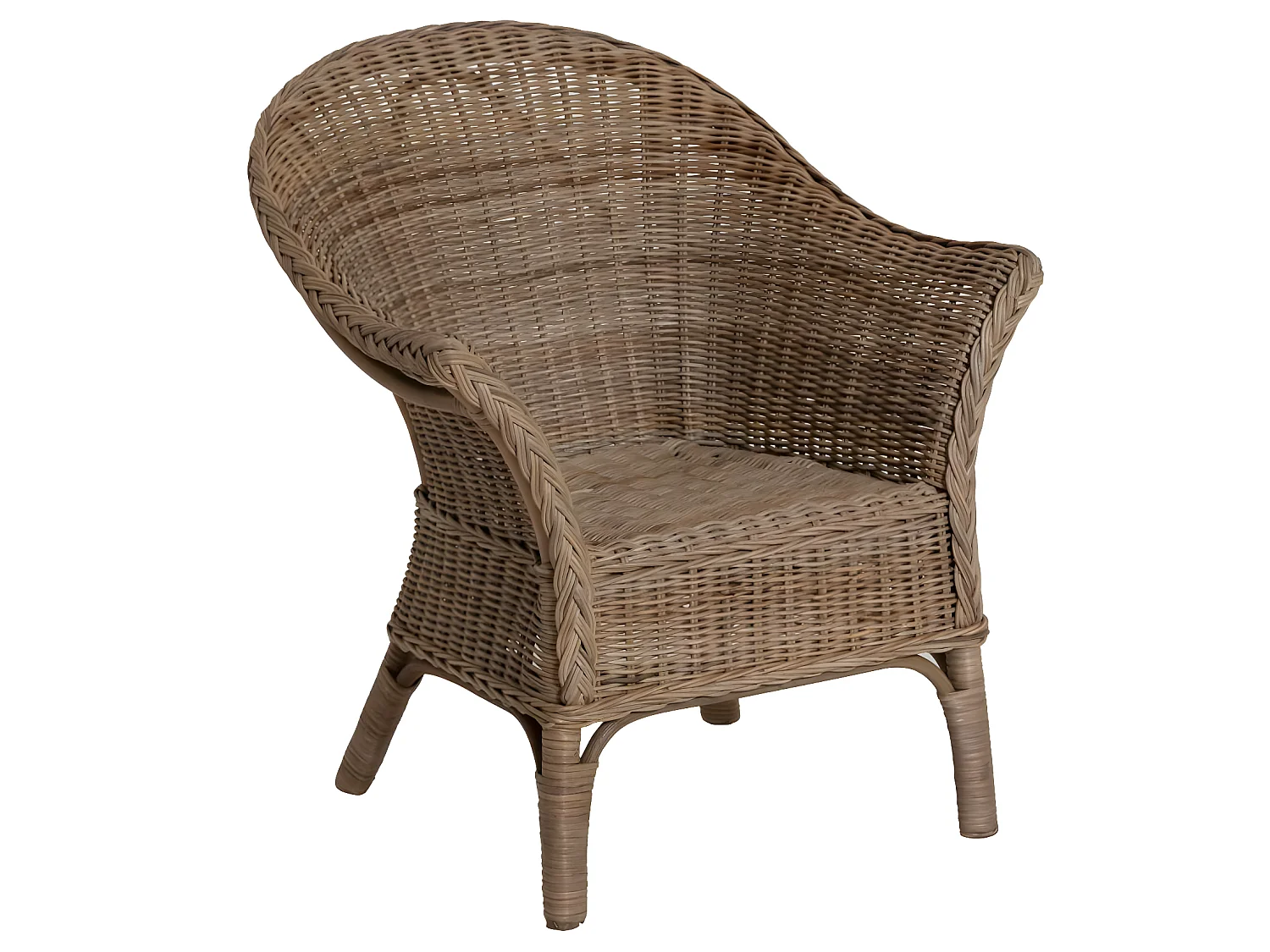 Fauteuil pour enfant en rotin Amael