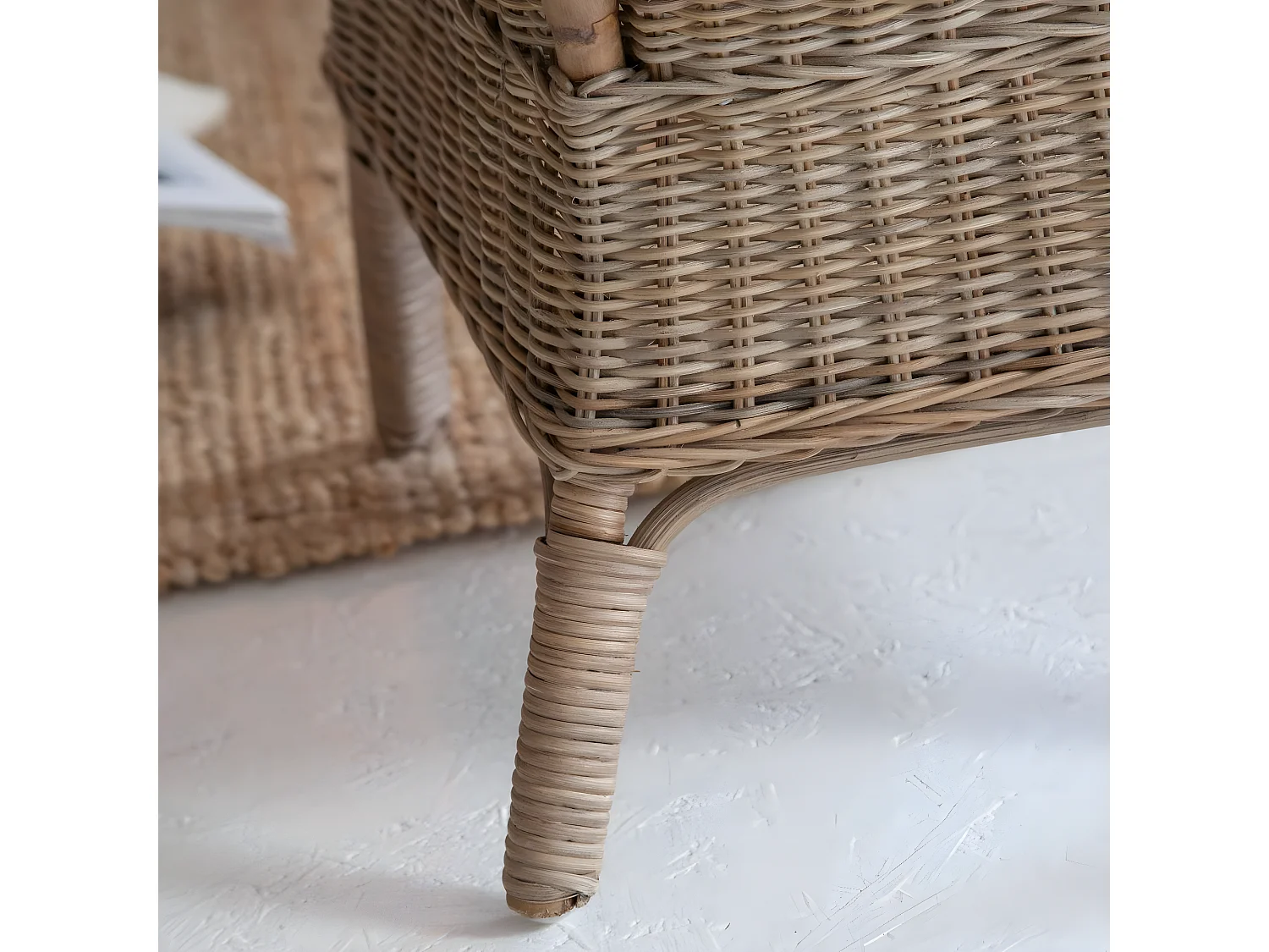 Fauteuil pour enfant en rotin Amael