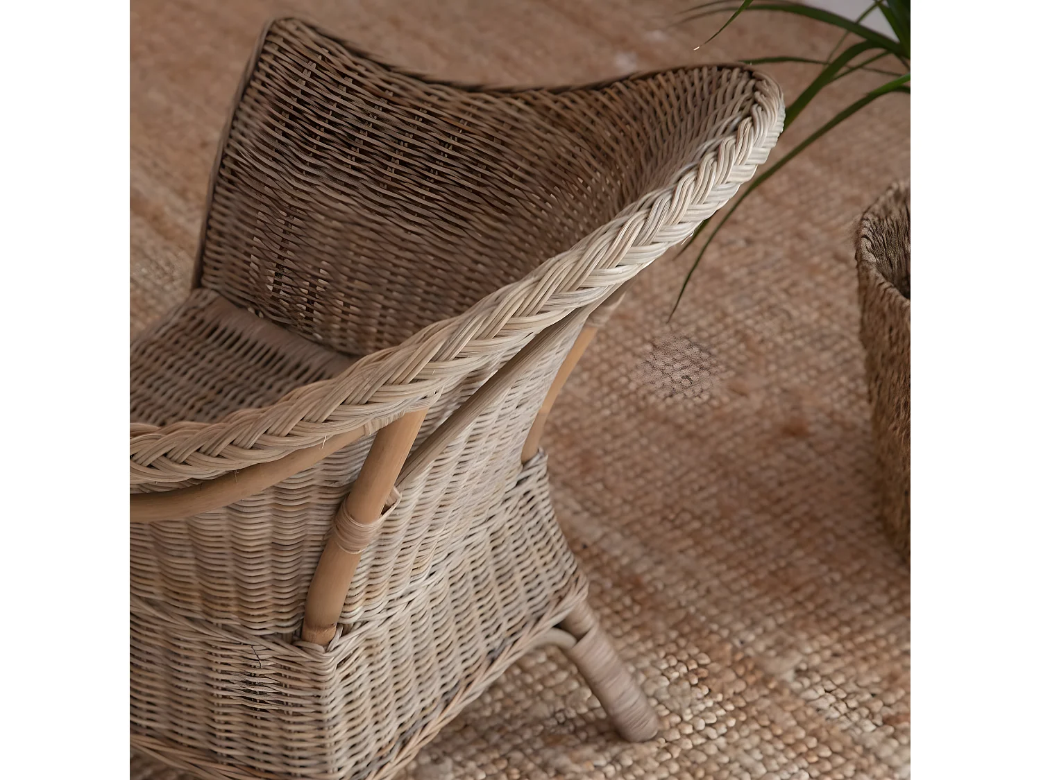 Fauteuil pour enfant en rotin Amael