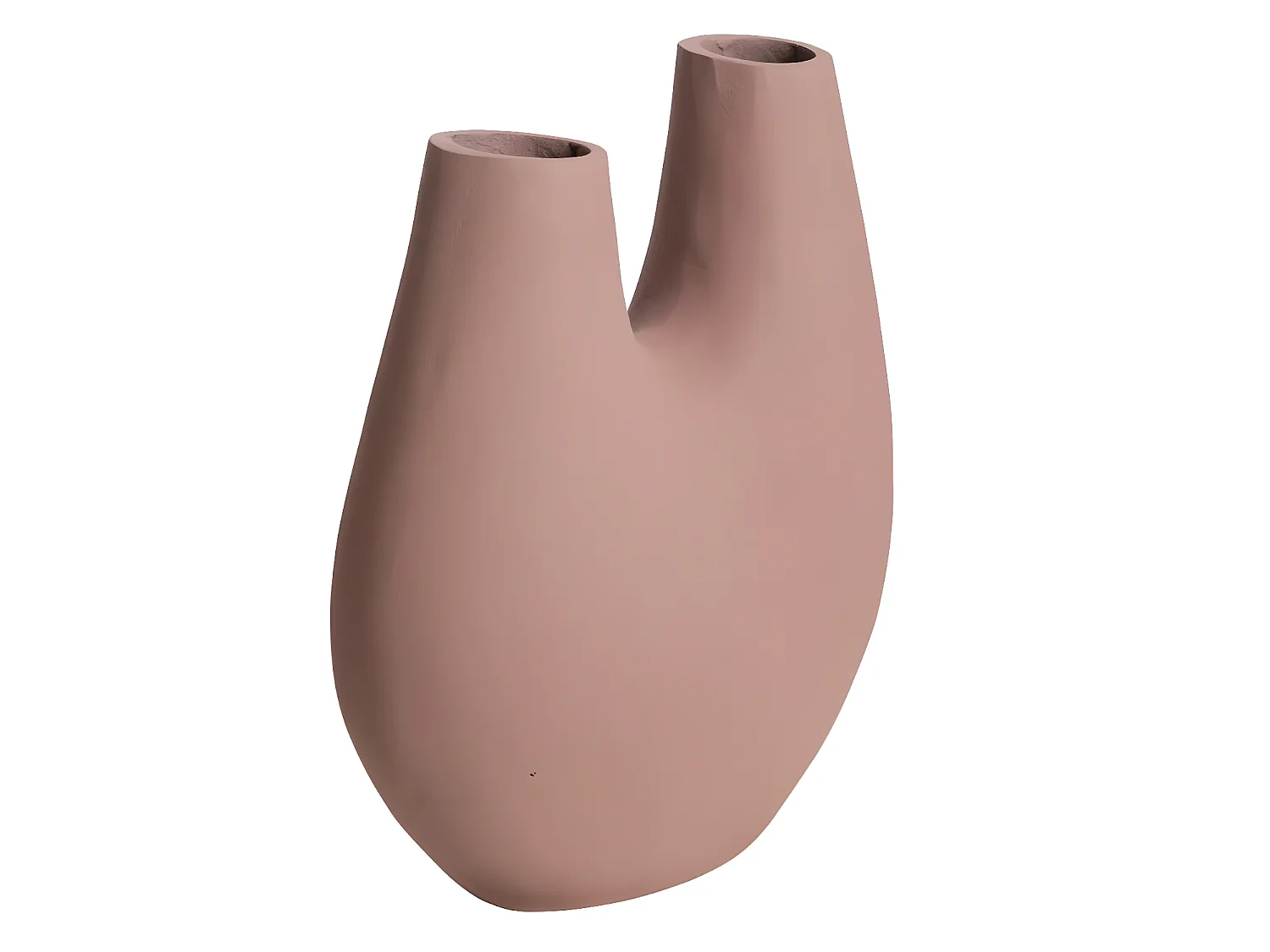 Vase rose 2 tiges en aluminium Tulipa