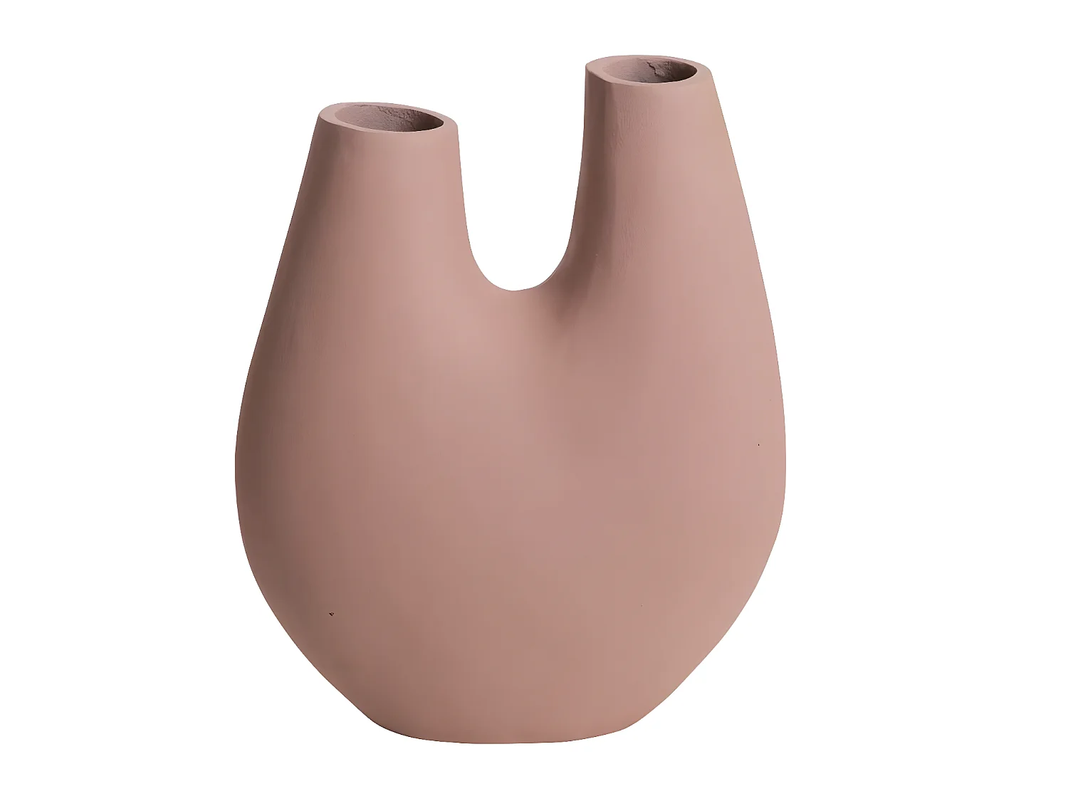 Vase rose 2 tiges en aluminium Tulipa