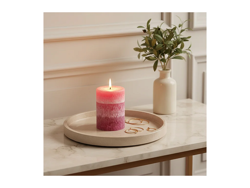 Bougie Parfumée Multi 350g - Rose